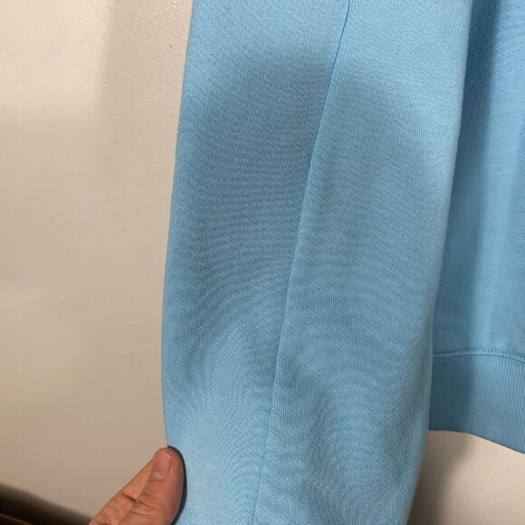 NWT C.P. Company Diagonal Raised Fleece Lens Crewneck Blue mens size medium - Picture 11 of 12